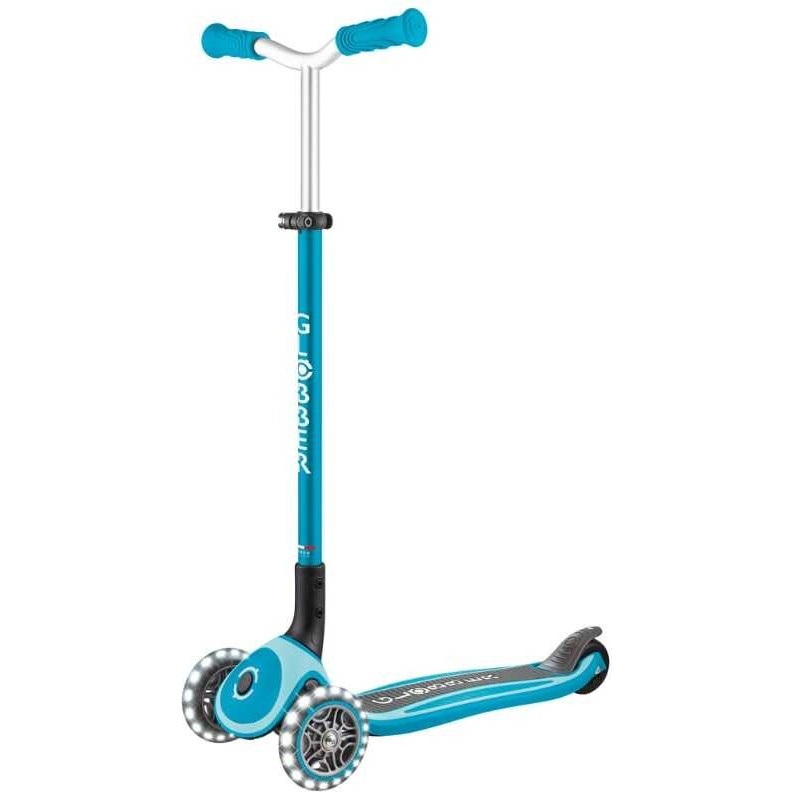 Globber Master Işıklı Katlanabilir Scooter - Okyanus Mavisi - Mavi Scooter Fiyatı