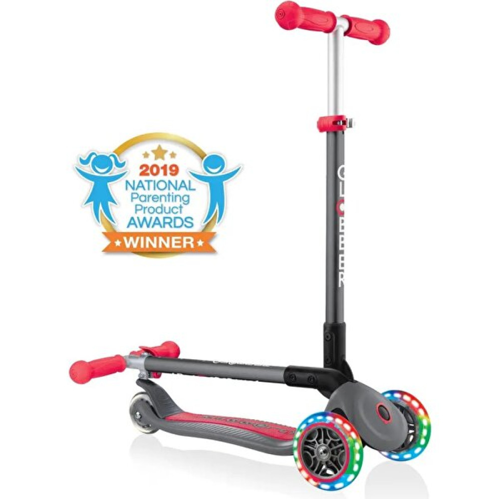 Globber Primo Katlanabilir Işıklı 3 Tekerlekli Scooter - Kırmızı Açık Hava, Deniz ve Spor Oyuncakları Fiyatı
