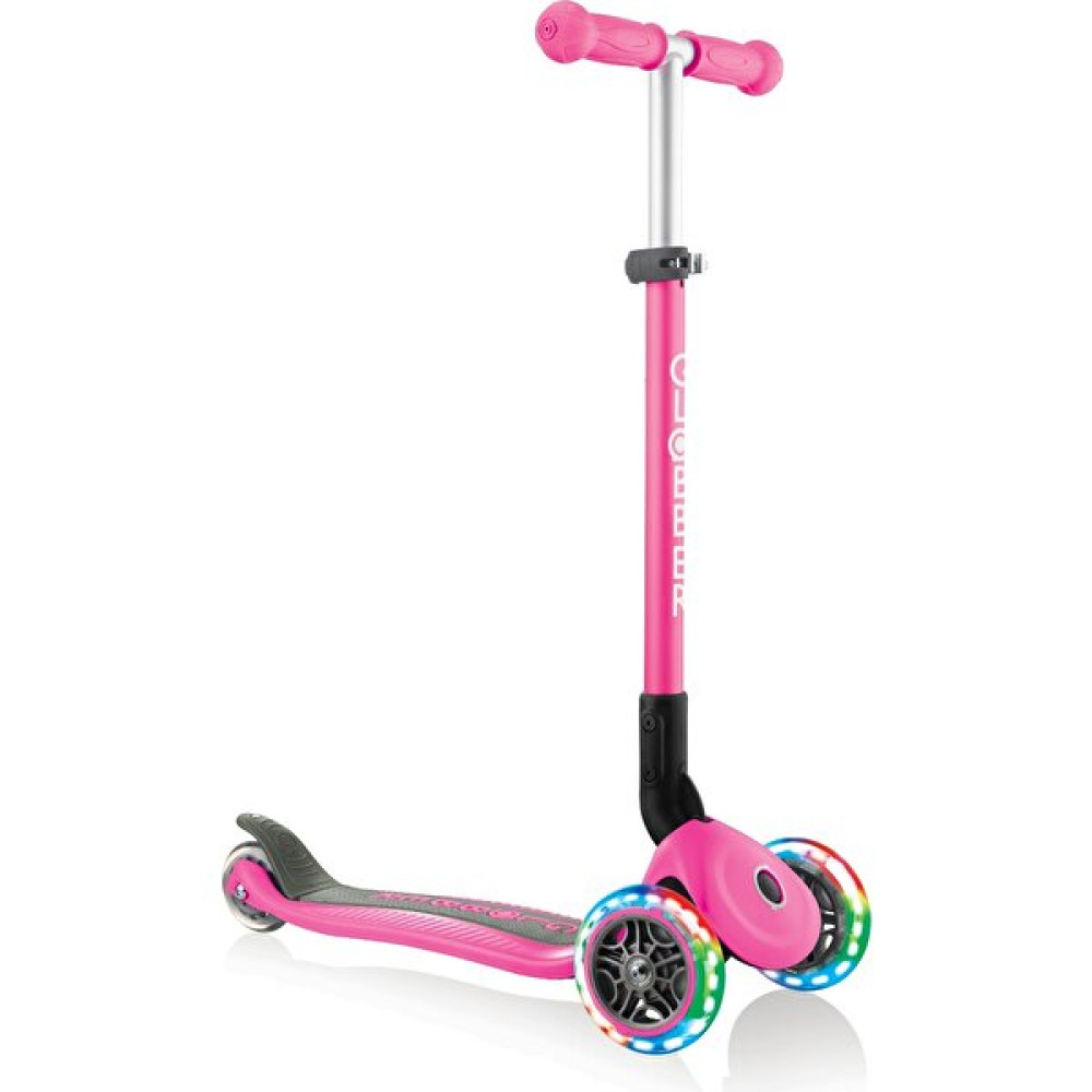 Globber Primo Katlanabilir Işıklı 3 Tekerlekli Scooter - Pembe Açık Hava, Deniz ve Spor Oyuncakları Fiyatı