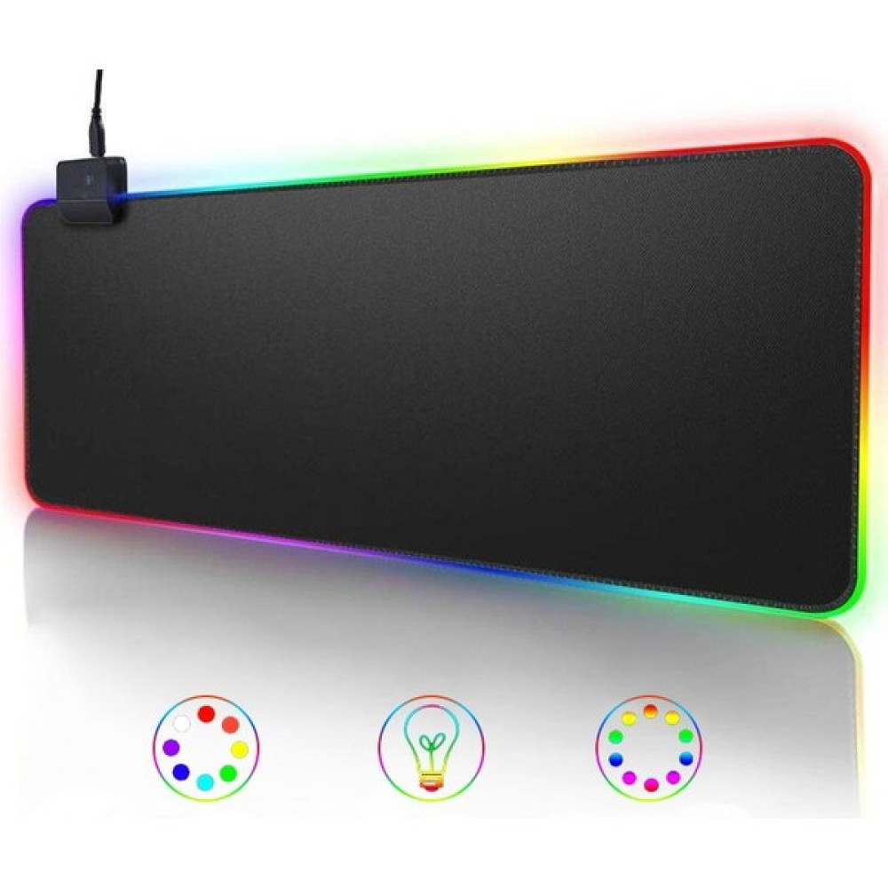 Globern Rgb Mouse Pad LED Işıklı Baskısız 80 cm x 30 cm x 4mm - Gms-Wt5 - Siyah Mouse Pad Fiyatı