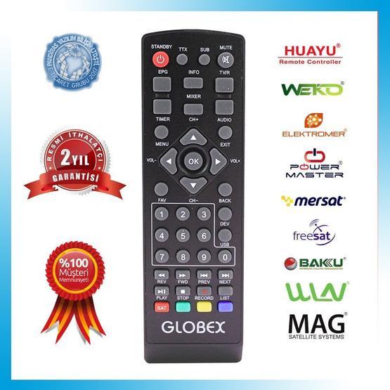 Globex GLB-8800 Uydu Alıcı Kumanda