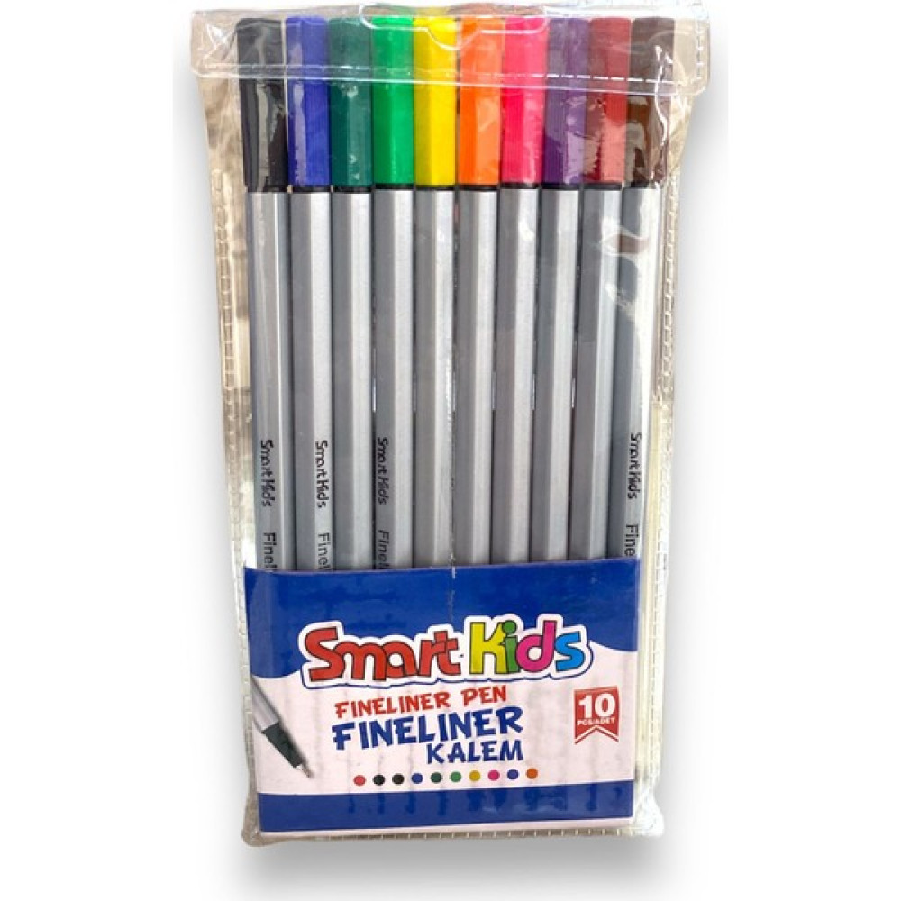 Globox Smartkids 3563 Fınelıner Kalem 10 Renk Pvc Paket Tükenmez Kalem Fiyatı