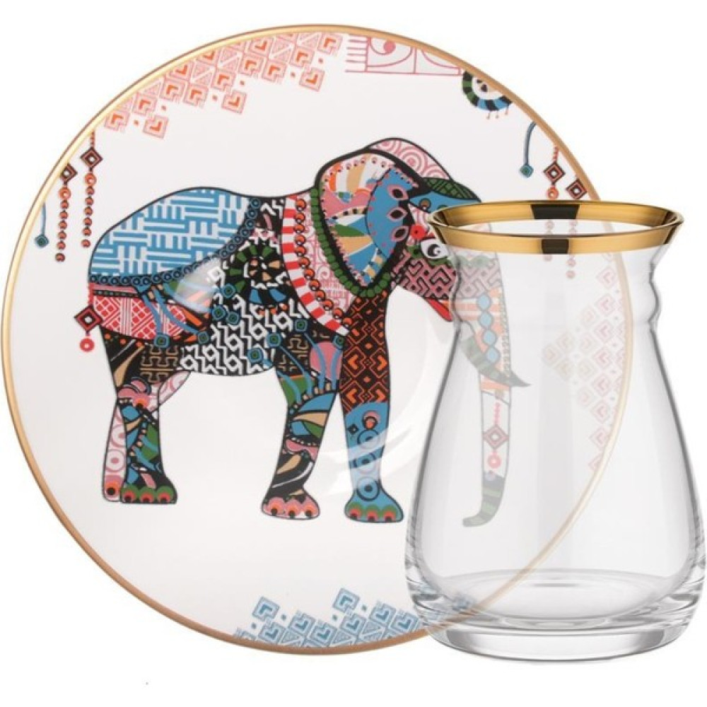 Glore Elephant Tek Kişilik Beyaz Çay Seti Fincan / Bardak / Kahve Takımı Fiyatı