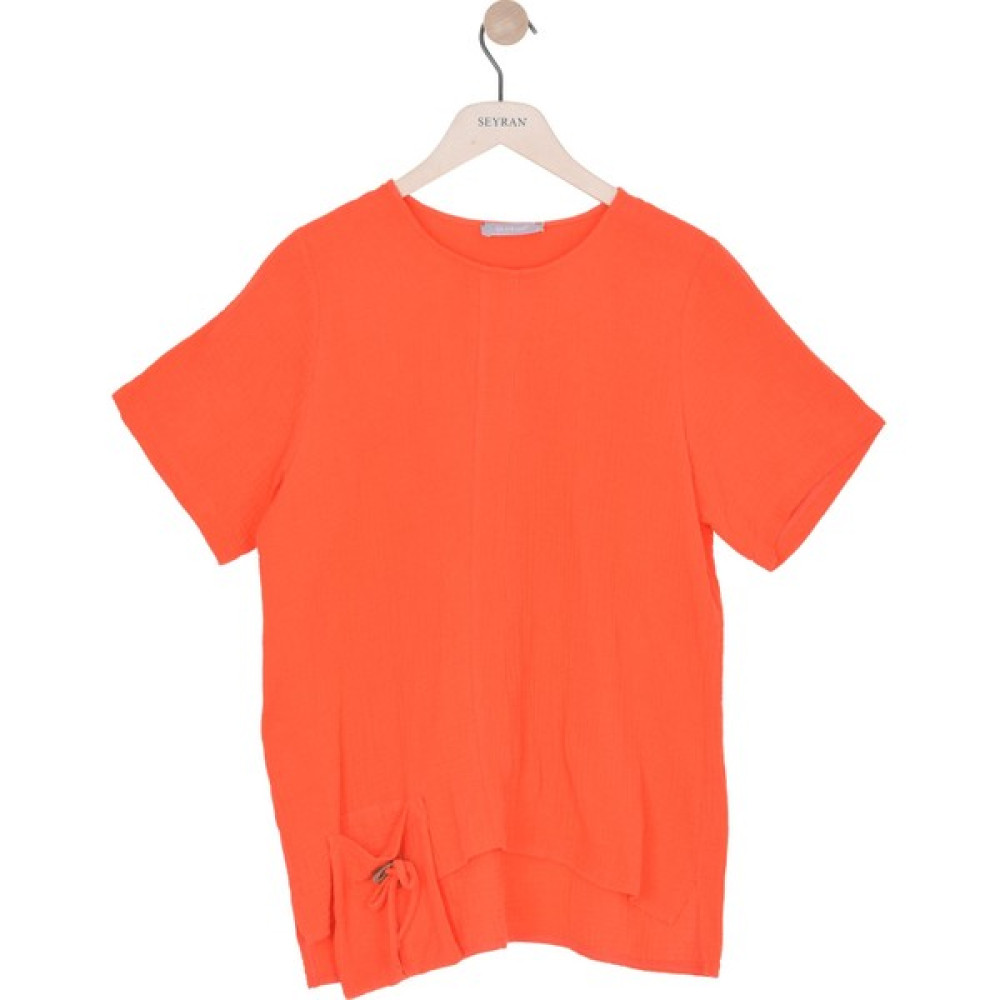 Glorıen 2015 Kadın Bluz Oranj Bluz Fiyatı