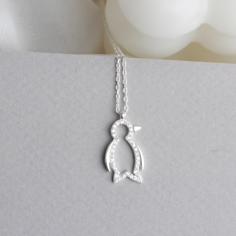 Glorria Gümüş Penguen Kolye Gümüş Kolye Fiyatı