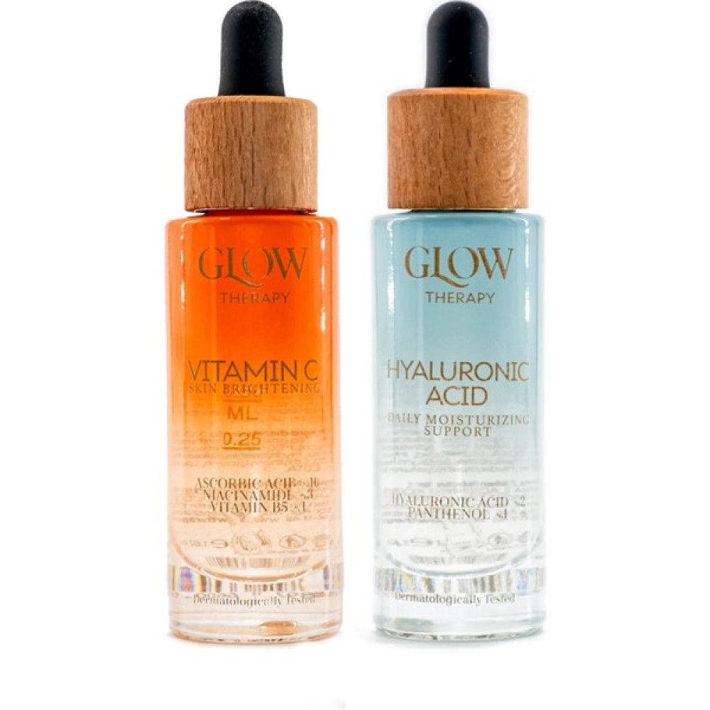 Glow Therapy Vitamin C & Hyaluronic Acid Serum Seti Cilt ve Yüz Bakımı Fiyatı