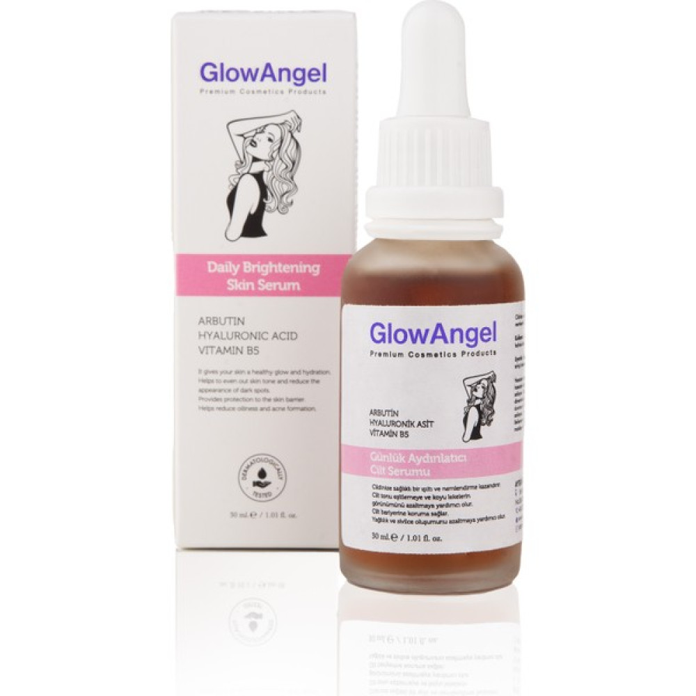 GlowAngel Günlük Aydınlatıcı Cilt Serumu (Arbutin + Hyaluronik Asit + Vitamin B5) Leke Kremi Fiyatı