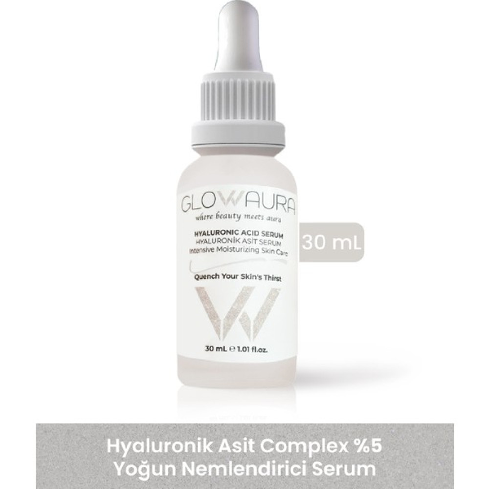 Glowaura Hyaluronik Asit Serum Yoğun Nemlendirici Cilt Bakımı 30ML 8D Hyaluronik Asit Complex %5 Oto Boyaları Fiyatı