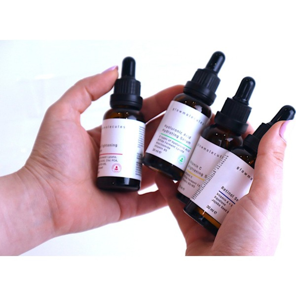 Glowmolecules 4'Lü Dönüşüm Seti - Yaşlanma, Gözenek, Leke Karşıtı Aydınlatıcı Set -Retinol Pore Tightening Vitamin C Hyaluronic Asit Serumları Oto Boyaları Fiyatı