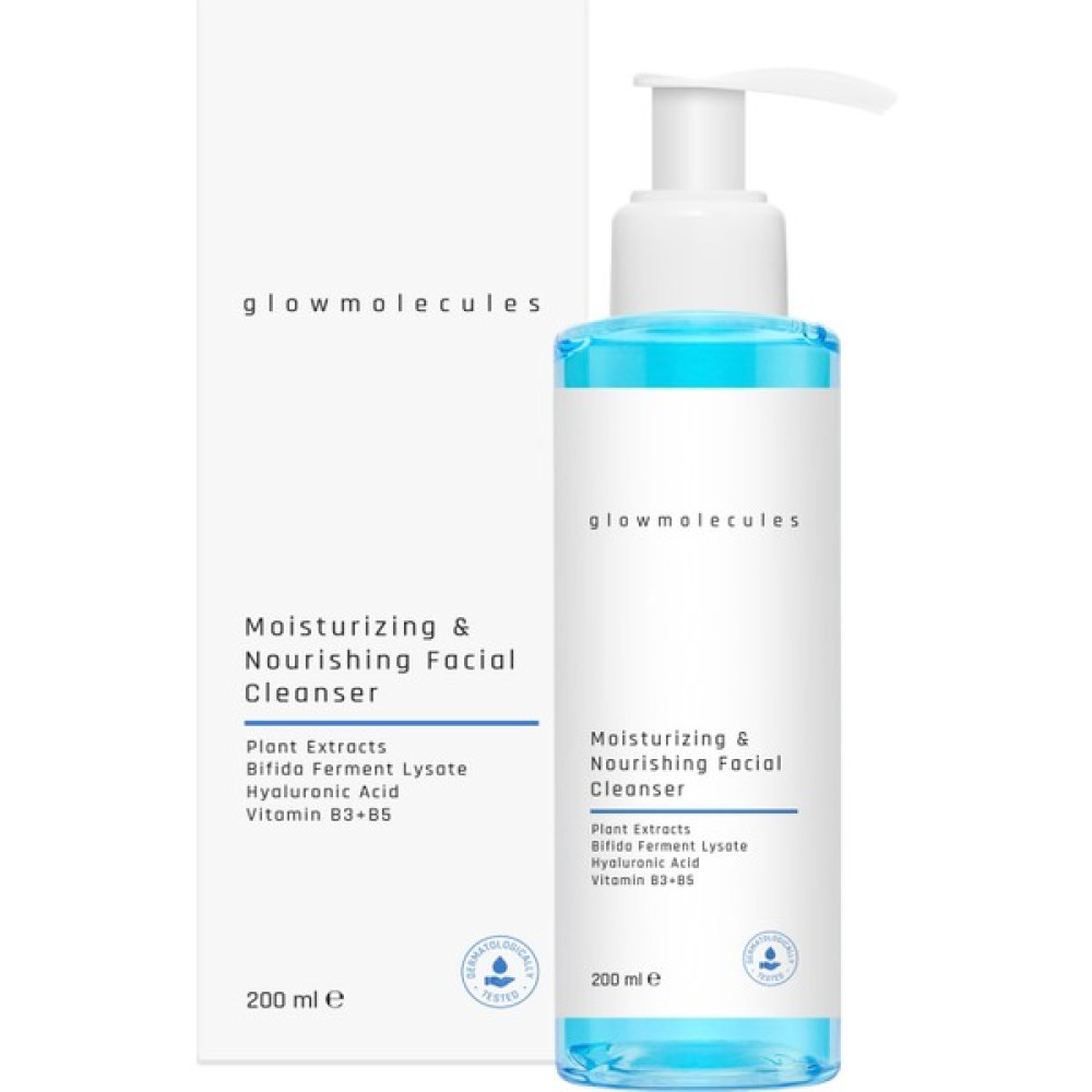 Glowmolecules Nemlendirici Besleyici Yüz Yıkama Jeli - Moisturizing & Nourishing Facial Cleanser 200 ml Cilt Temizleme ve Peeling Fiyatı