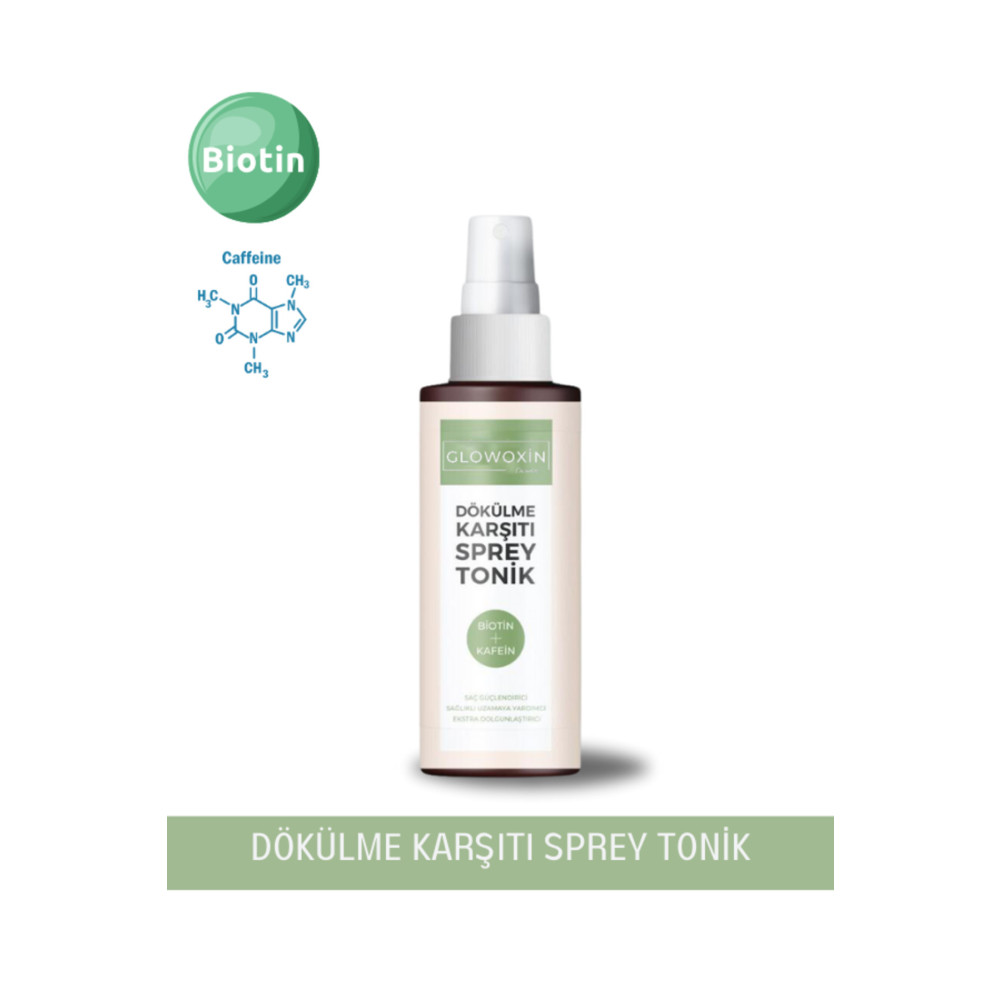 GLOWOXİN Biotin Ve Kaferin Içeren Dökülme Karşıtı Sprey Tonik - 200ml (3 AL 2 ÖDE) Saç Bakım Losyonu / Toniği Fiyatı
