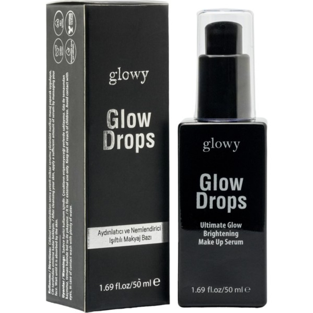 Glowy Glow Drops Aydınlatıcı ve Işıltılı Makyaj Bazı Makyaj Bazı Fiyatı