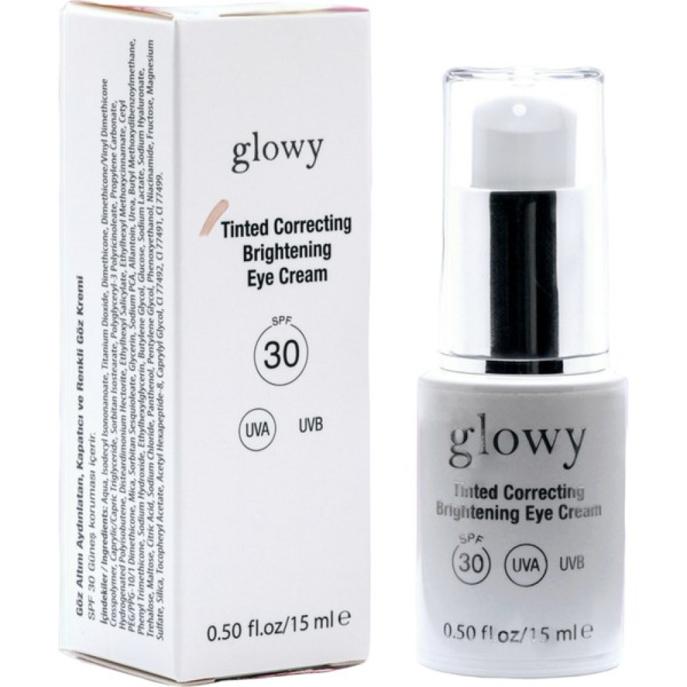 Glowy Göz Altını Aydınlatan, Kapatıcı ve SPF30 İçeren Renkli Göz Kremi (Y) Göz Kremi Fiyatı