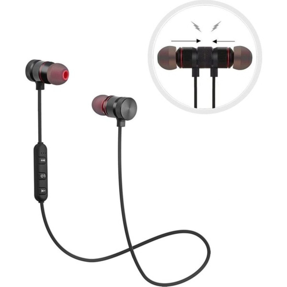 Glr A1 Sport Kablosuz Manyetik Bluetooth Kulaklık Siyah Bluetooth Kulaklık Fiyatı