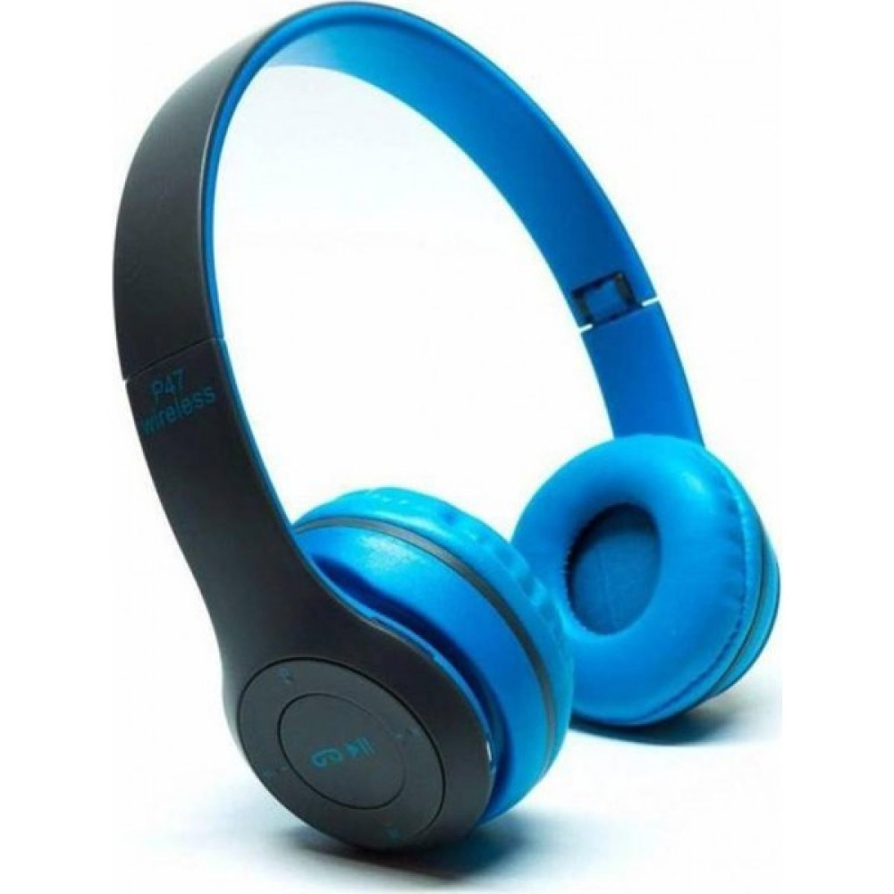 Glr P47 Wireless Stereo Kulak Üstü Kulak Üstü Kulaklık - Mavi Kulak Üstü Kulaklık Fiyatı