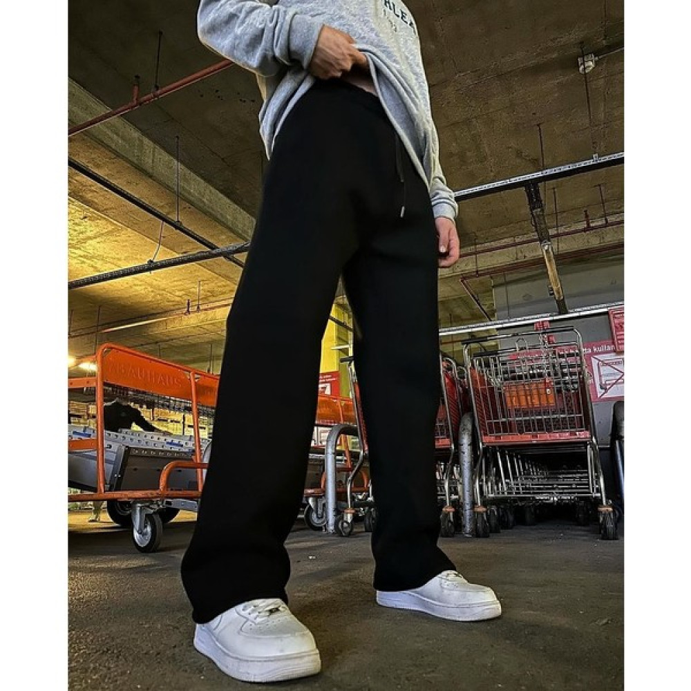 GLR Wear Oversize Baggy Bol Kalıp Siyah Eşofman Altı Kadın Eşofman Fiyatı