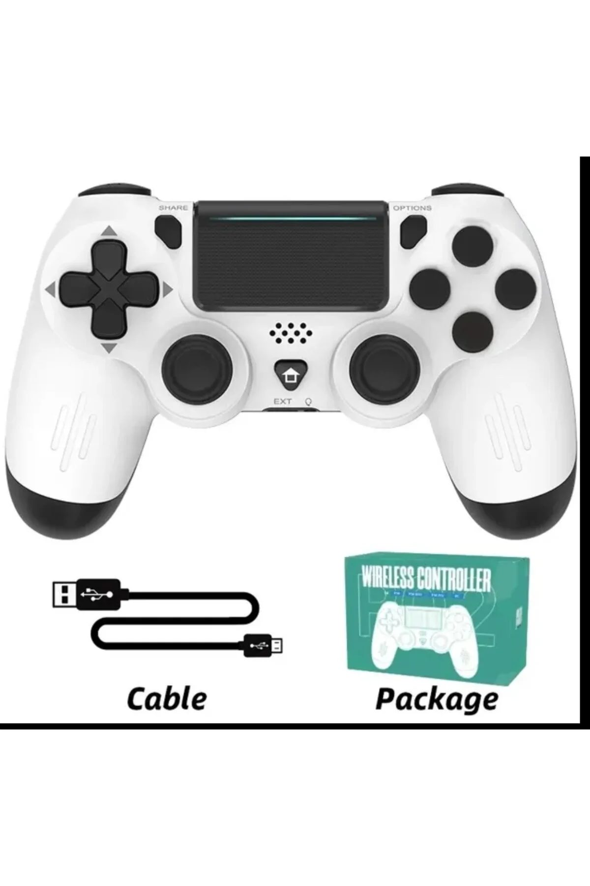GLRTech Ps 4 Joystick Tablet Telefon Pc Uyumlu Titreşimli Oyun Kolu 1 Adet" Konsol Aksesuarları Fiyatı