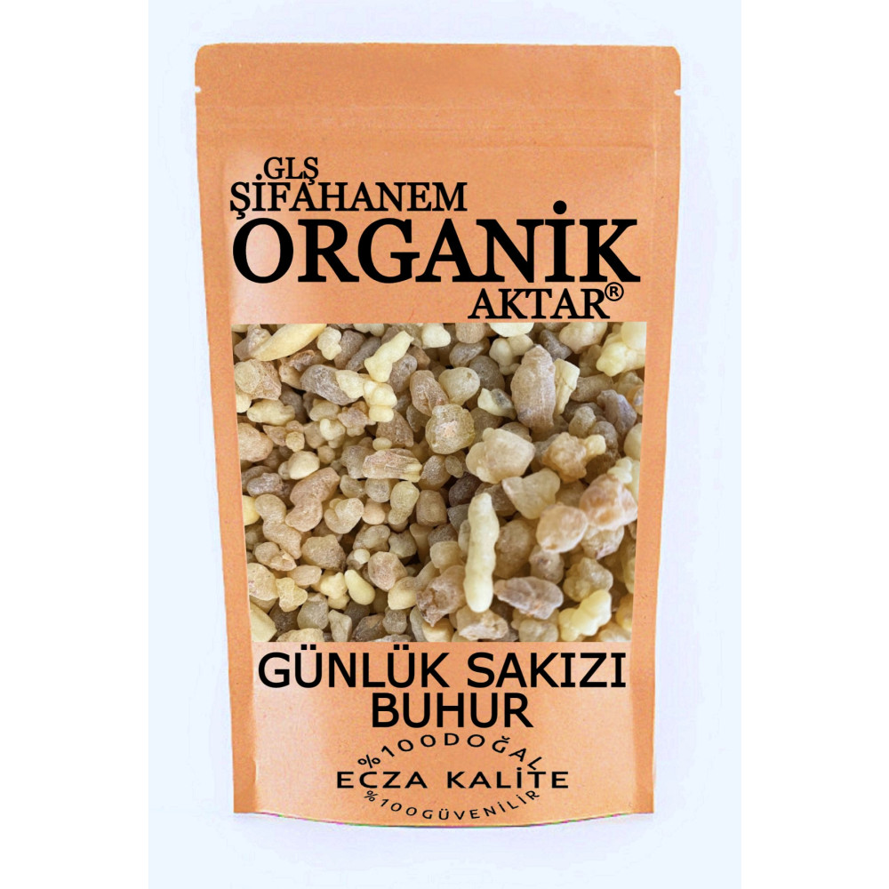 GLŞ ŞİFAHANEM ORGANİK AKTAR Günlük Sakızı Buhur Akgünlük 50g Temel Gıda Fiyatı