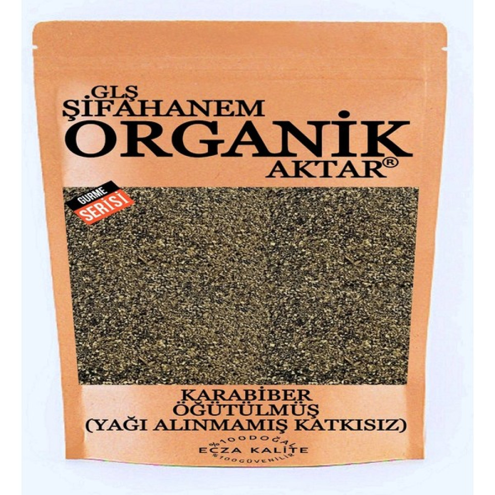 GLŞ Şifahanem Organik Aktar Karabiber Toz Yağı Alınmamış 1 kg ( Siparişe Özel Taze Çekim ) Baharat Fiyatı