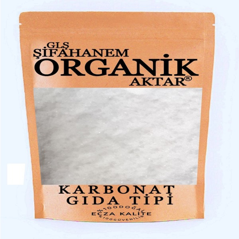GLŞ Şifahanem Organik Aktar Karbonat 100 gr ( grıda Tipi ) Ecza Kalite Baharat Fiyatı