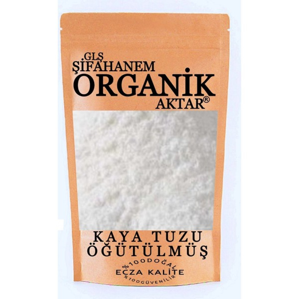 GLŞ Şifahanem Organik Aktar Kaya Tuzu Toz 500 gr (Öğütülmüş ) Diğer Fiyatı