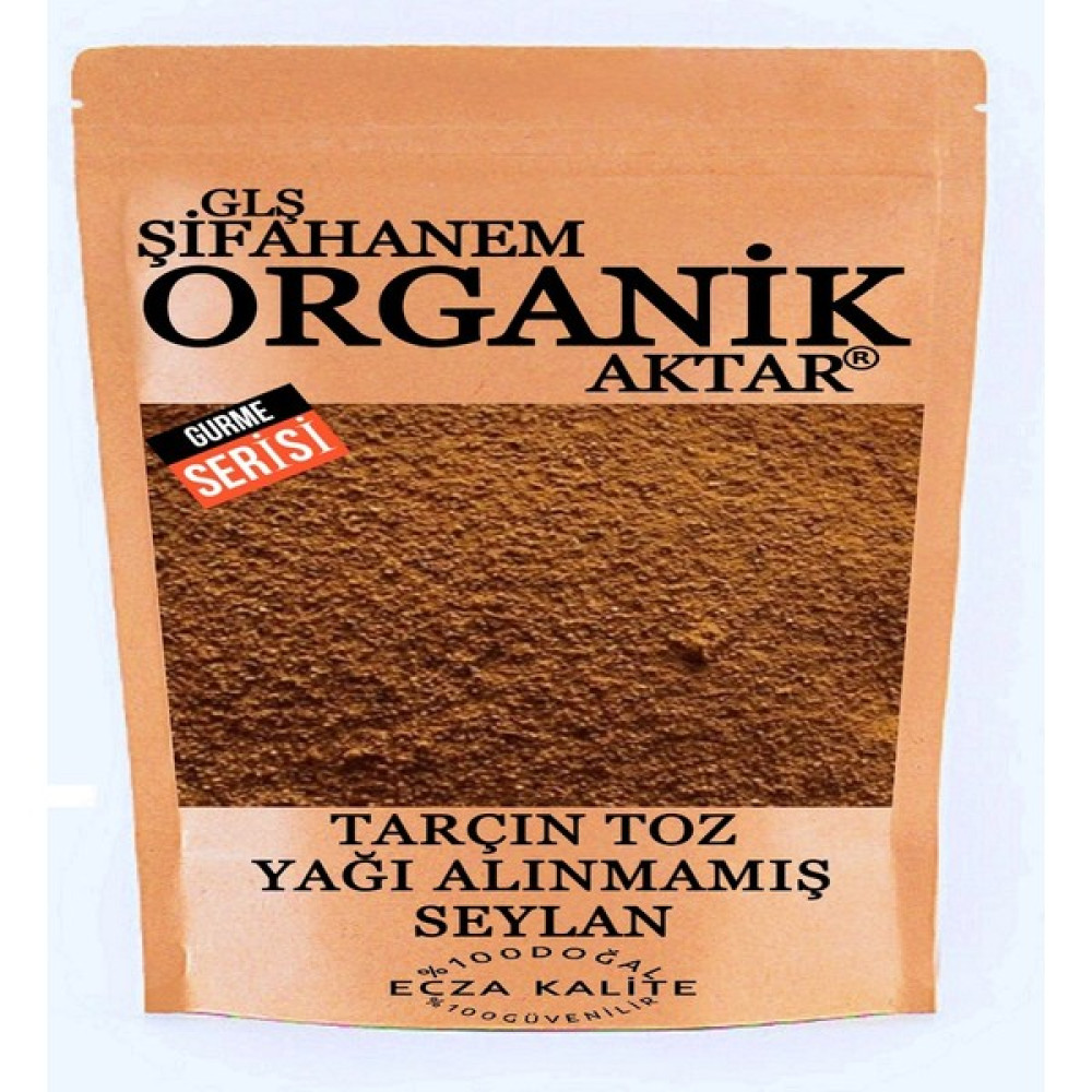GLŞ Şifahanem Organik Aktar Tarçın Toz 1 kg Yağı Alınmamış Seylan Ecza Kalite Öğütülmüş Baharat Fiyatı