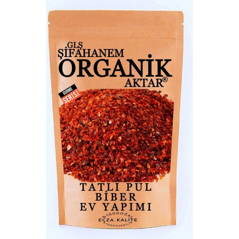 GLŞ Şifahanem Organik Aktar Tatlı Pul Biber ( Ev Yapımı Saf Antep ) 500 gr Baharat Fiyatı