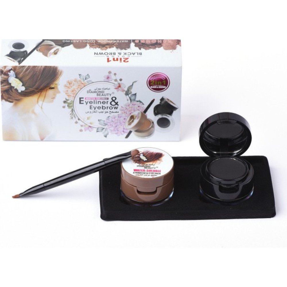 GLT Kahverengi Kaş Farı &kahverengi Jel Eyeliner & Siyah Kaş Farı& Siyah Jel Eyeliner Makyaj Ürünleri Fiyatı