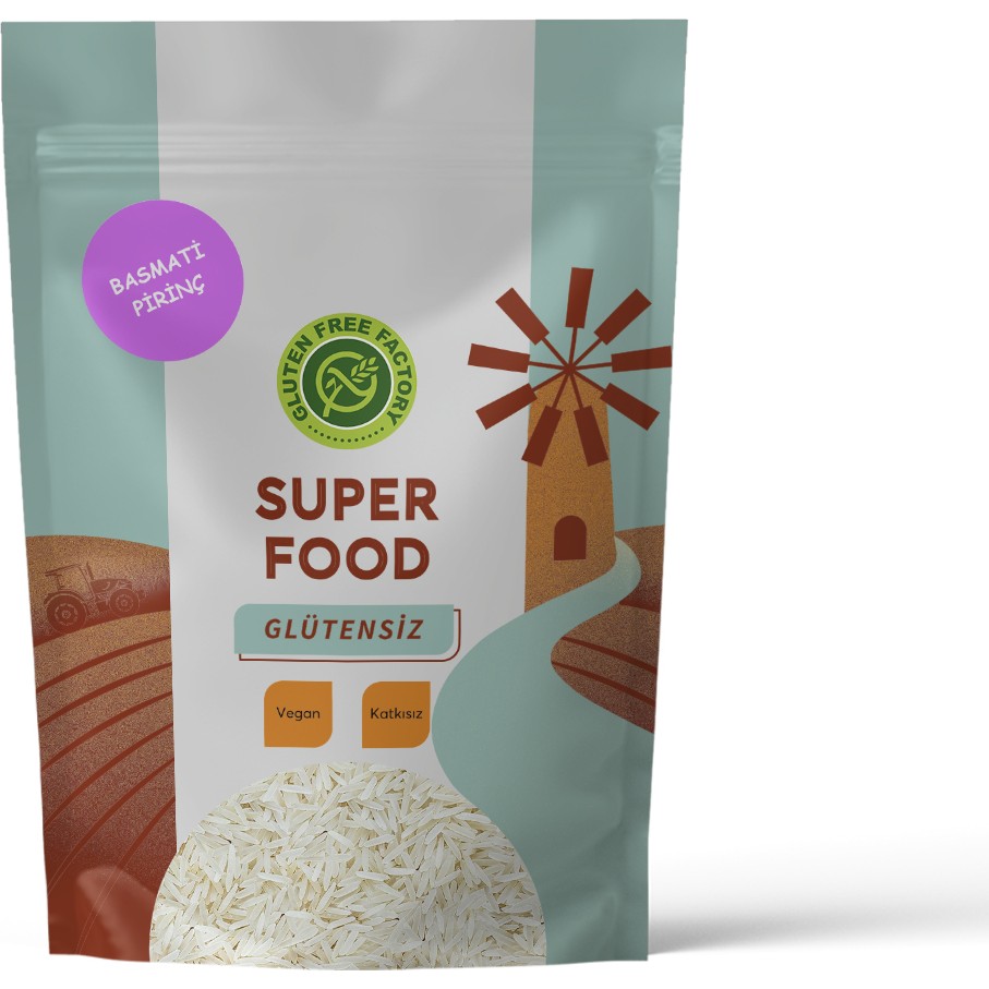 Glutensiz Fabrika Glütensiz Basmati Pirinç 500 G - 500 gr Diğer Fiyatı