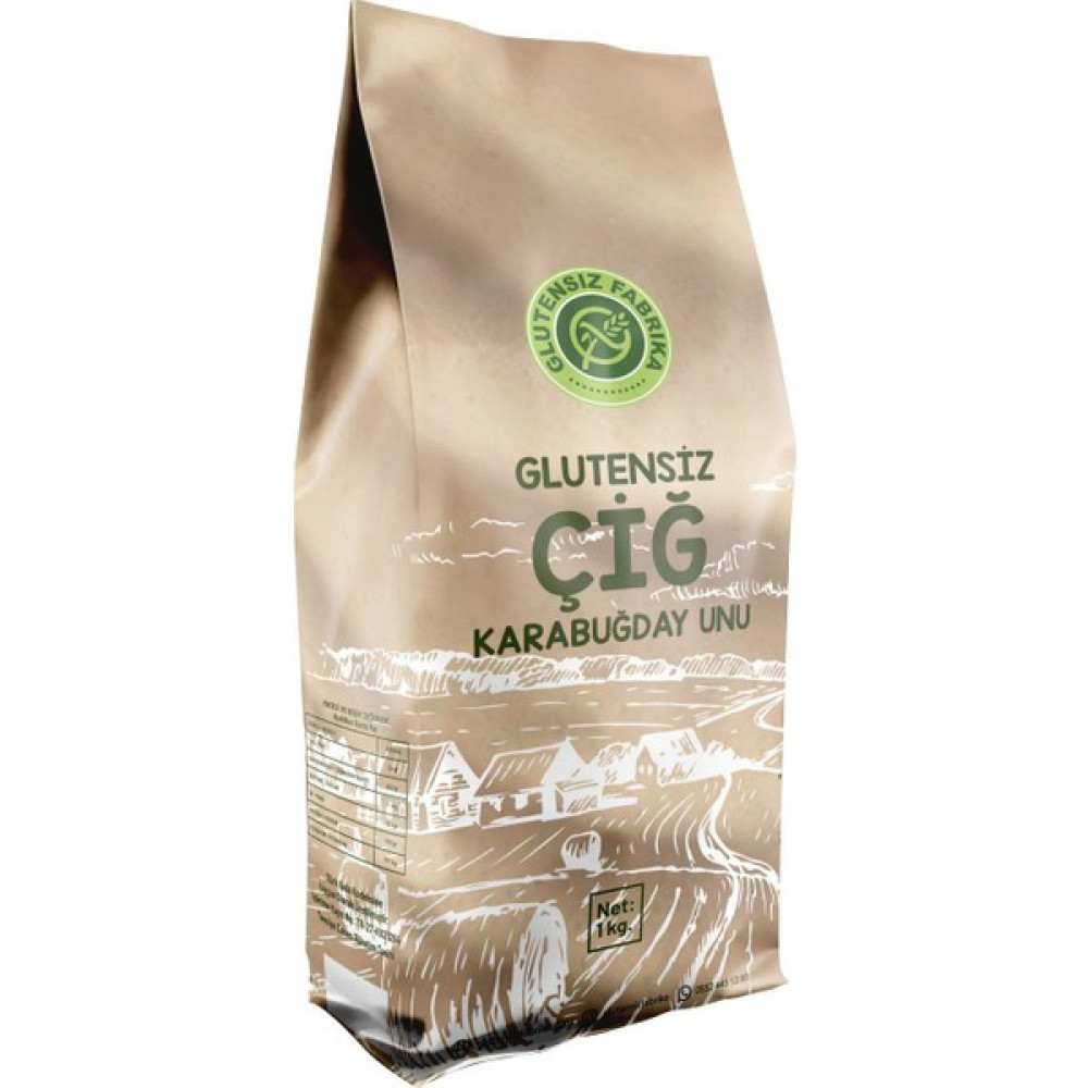 Glutensiz Fabrika Glutensiz Çiğ Karabuğday Unu (1kg) (Greçka) - 1 kg Un ve İrmik Fiyatı
