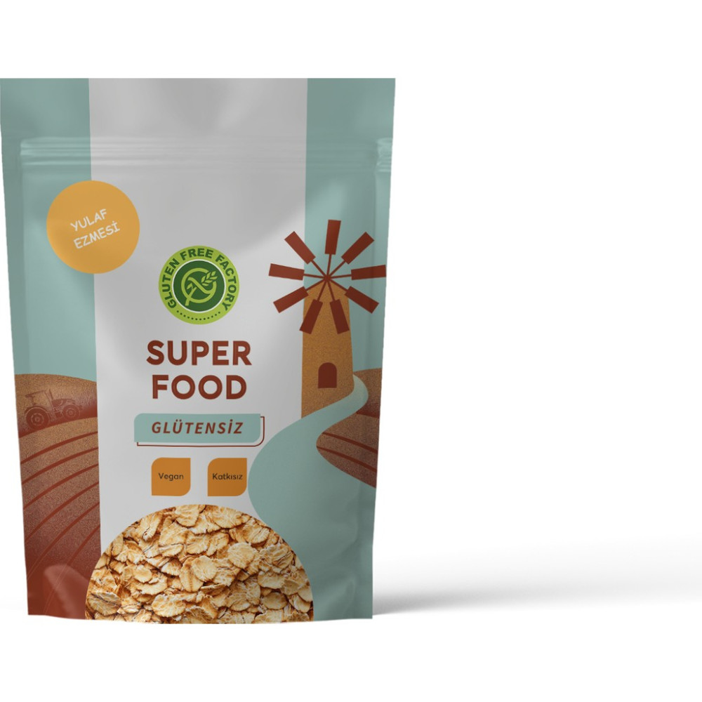 Glutensiz Fabrika Glütensiz Yulaf Ezmesi 500 g Katkısız Vegan Gıda Paketi - 500 gr Kahvaltılık Gevrek Fiyatı