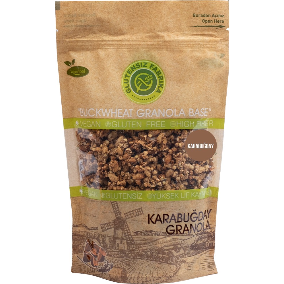 Glutensiz Fabrika Karabuğday Granola 300 g (Glütensiz & Vegan) - 300 gr Kahvaltılık Gevrek Fiyatı