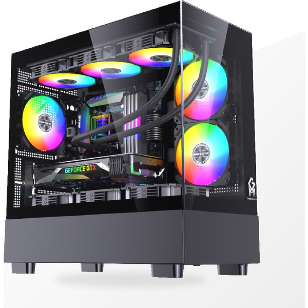 GM Game Master Game Master Gm-Xw 6 Fanlı Tuş Kontrollü Rgb M-Atx Gaming Bilgisayar Kasası - Yok PC Kasaları Fiyatı