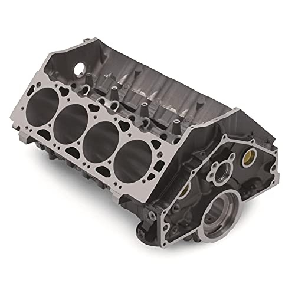 GM Performance Parts Engine, Mark IV/Gen VI, Bare Block, 4.470 in Bore, 9.800 Deck, 4-bolt Mains, 1 Piece Seal, Iron, Big Block Chevy, Each
