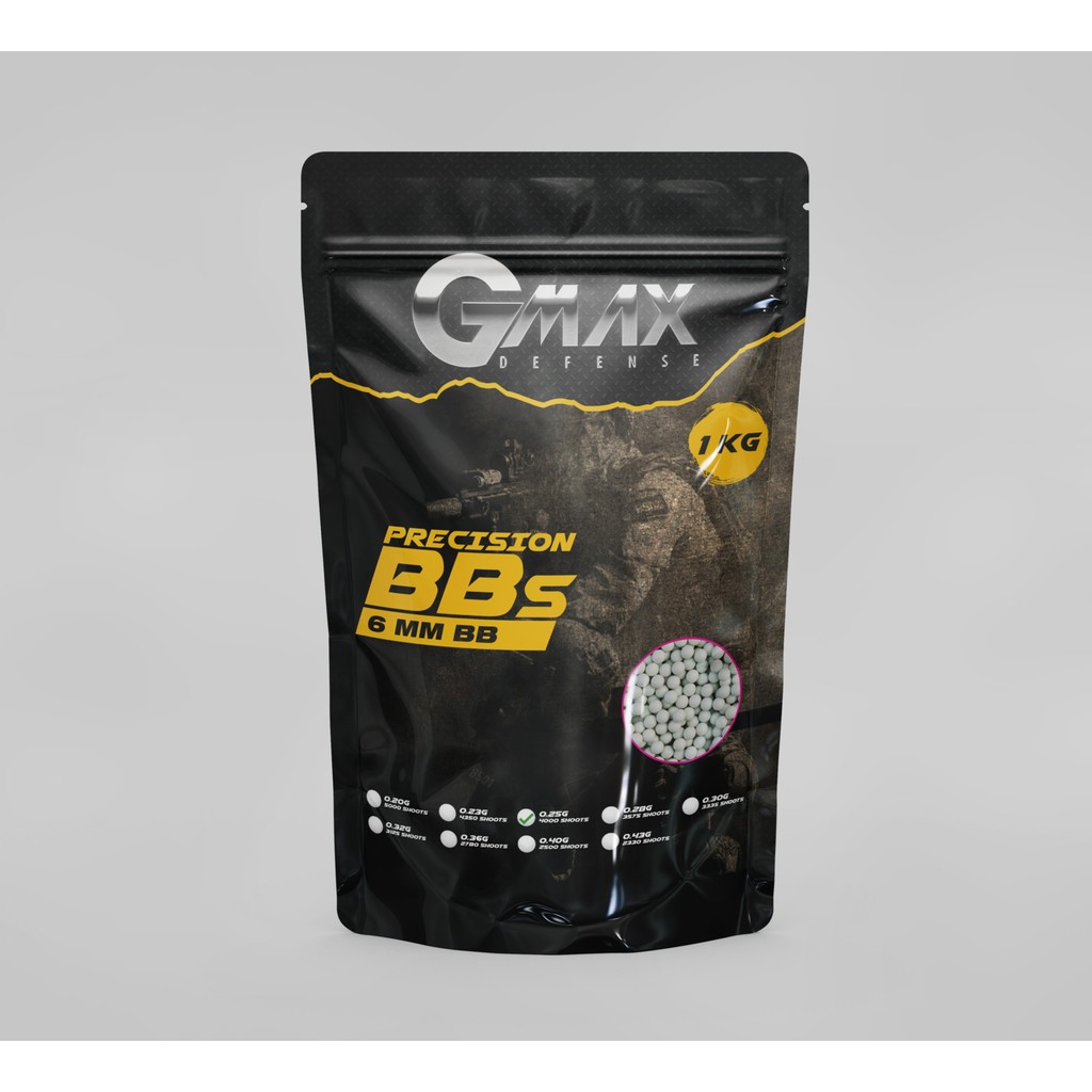 Gmax 0,20 Gram Airsoft Plastik BB 1 Kg (5000Adet) Diğer Fiyatı