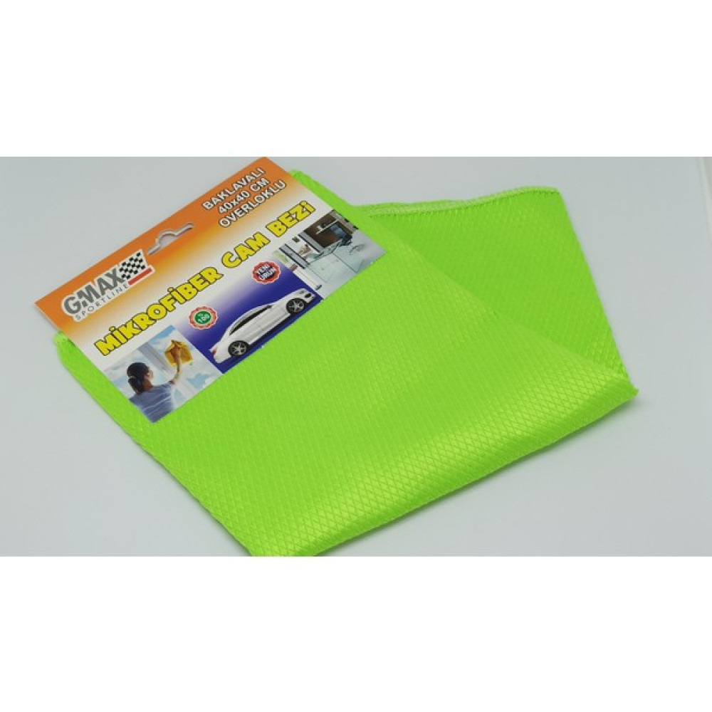 GMAX Mikrofiber Baklava Cam Bezi 40X40CM Oto Bakım Bezleri Fiyatı