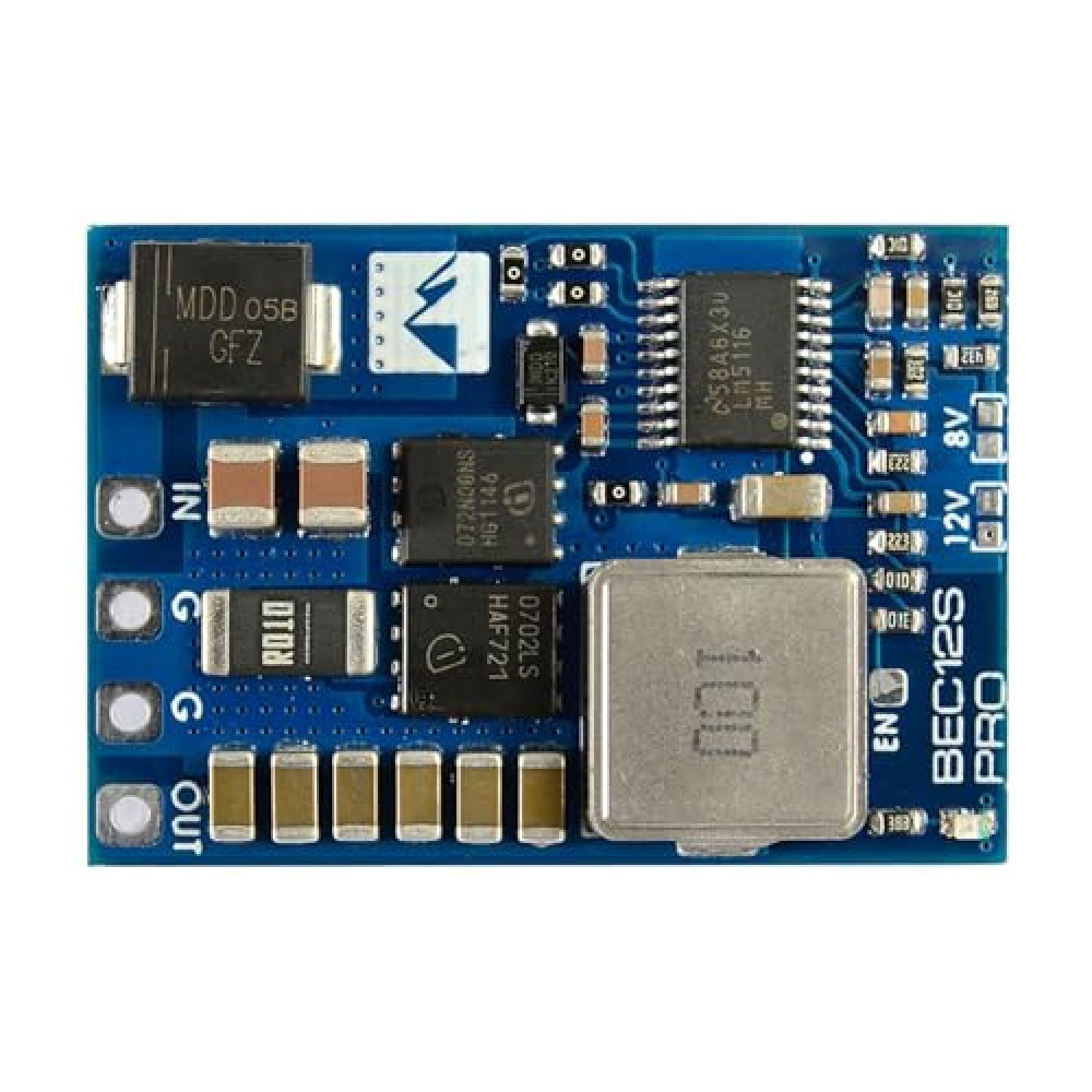 GMBYLBY MATEK MATEKSYS BEC12S-PRO Module Adjustable 9-55V to 5V/8V/12V-5A Overcurrent Protections Self-Recovery for FPVs Drones for FPVs Quadcopter