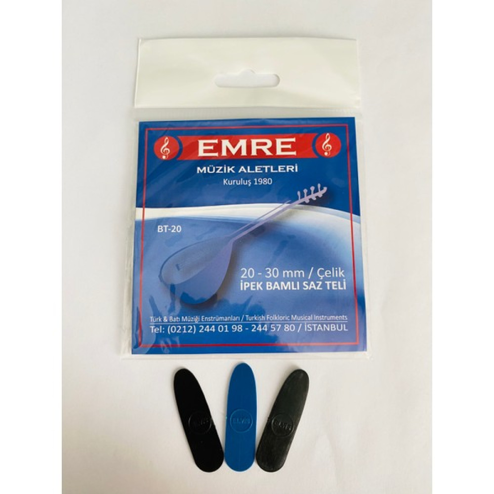 GMC Emre 0.20MM Ipek Bamlı Uzun Sap Bağlama Teli + Mızrap Hediyeli Müzik Aleti Aksesuarları Fiyatı