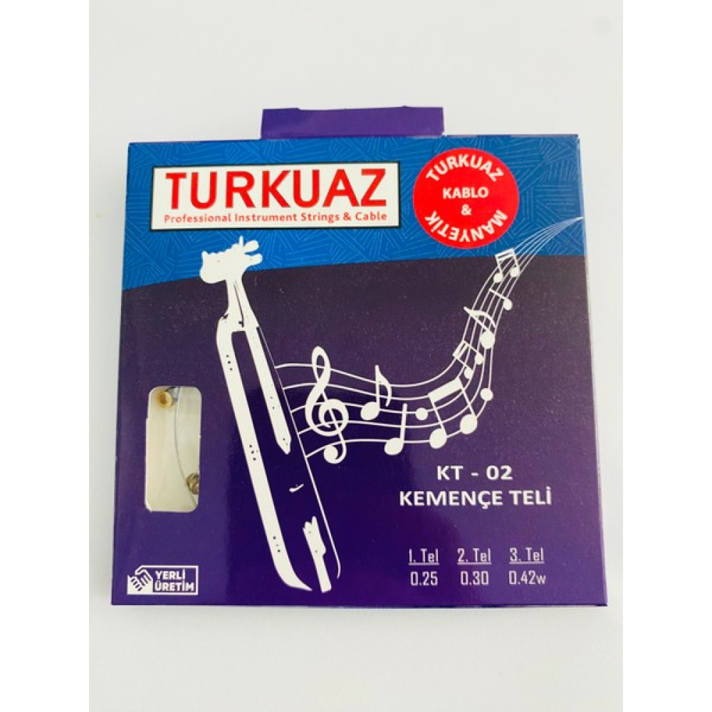 GMC Turkuaz Kt-02 Kemençe Teli + Reçine Hediyeli Yaylı Çalgılar Fiyatı