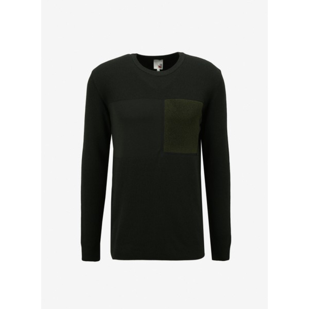 Gmg Firenze Bisiklet Yaka Slim Fit Haki Erkek Kazak ZR23MFW04054 Erkek Kazak & Süveter & Triko Fiyatı