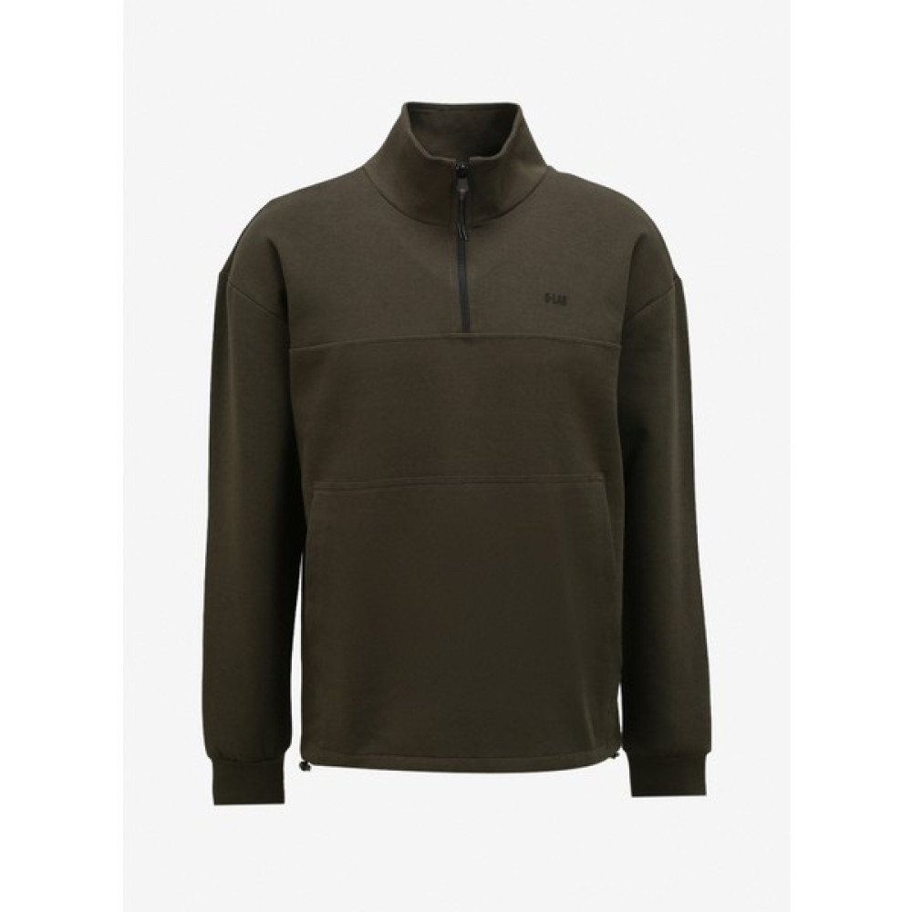 Gmg Fırenze Dik Yaka Haki Erkek Sweatshırt GU23MFW08024 Erkek Sweatshirt Fiyatı