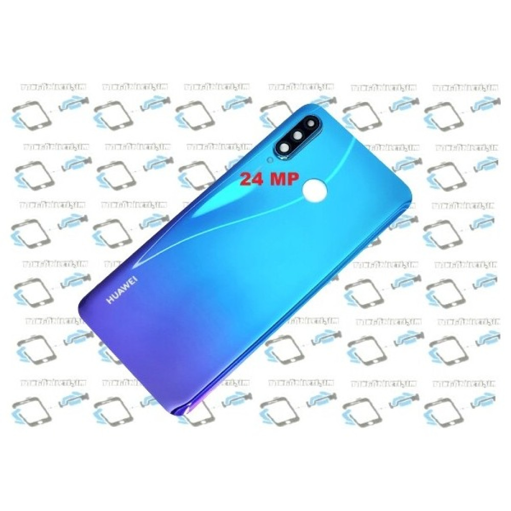 GMR Huawei P30 Lite Arka Pil Batarya Kapağı ( Kamera Lensli 24 Mp) Mavi Cep Telefonu Aksesuarı Fiyatı