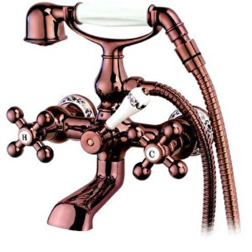 GMS Gms Antik Rustik Bakır Altın Mix Banyo Duş Bataryası Ant103 Bataryalar Fiyatı