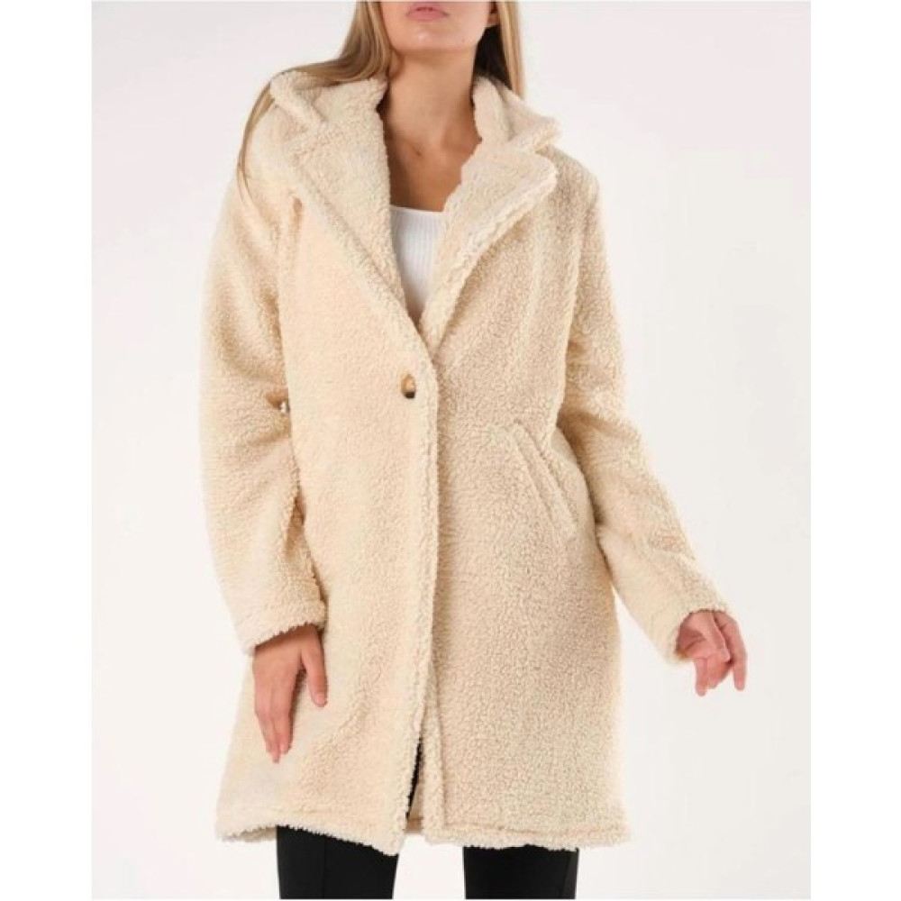 Gmz Butik's Uzun Peluş Teddy Kaban Kadın Kaban Fiyatı