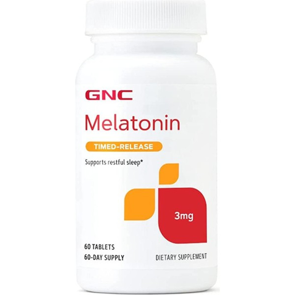 Gnc Melatonin 3 mg 60 Tablet Protein Tozları Fiyatı