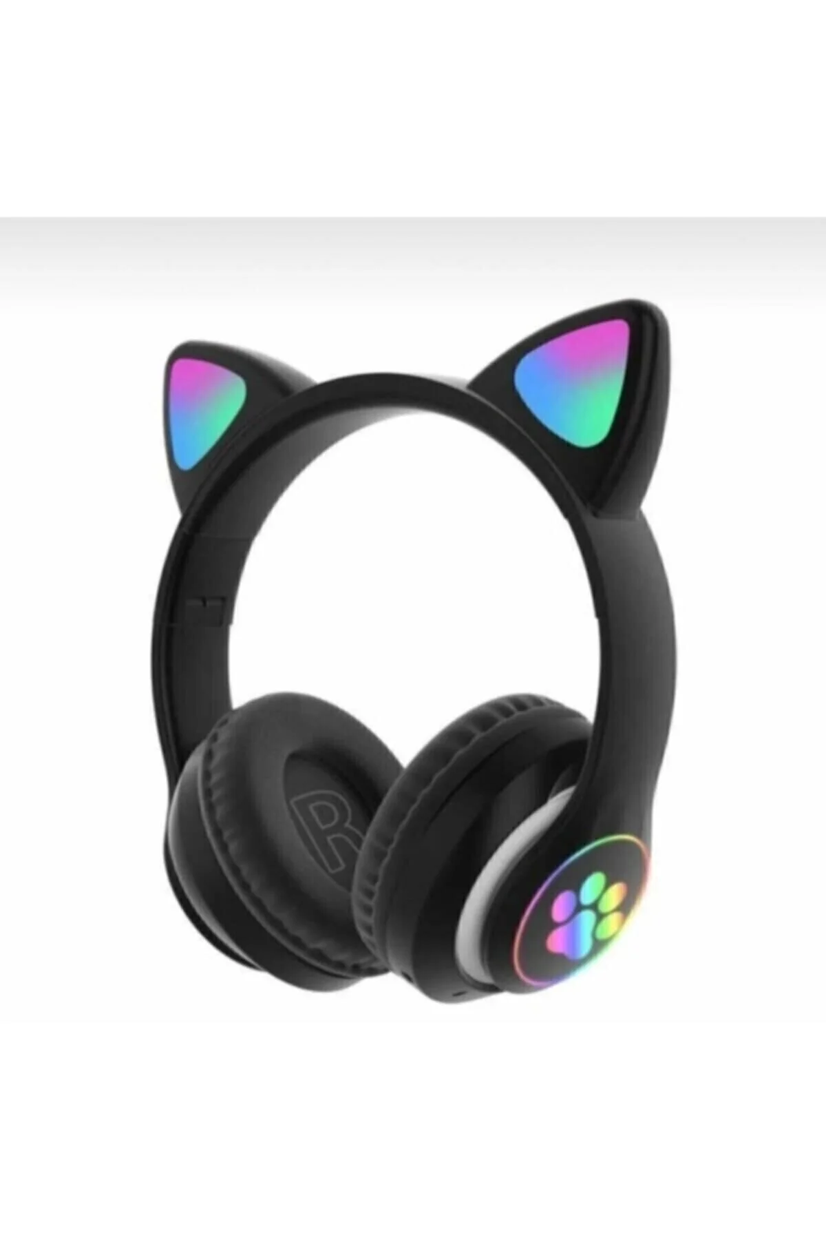 gnctech Kablosuz Bluetooth 5.0 Led Işıklı Kedili Şık Kulaklık Hediye Fm" Kulak Üstü Kulaklık Fiyatı