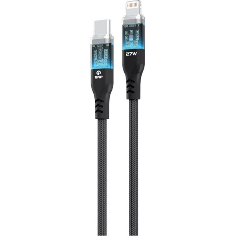 Gnp 27W 1.2mt Type-C To Lightnig Neon Şarj Kablosu - Siyah Oto Boyaları Fiyatı