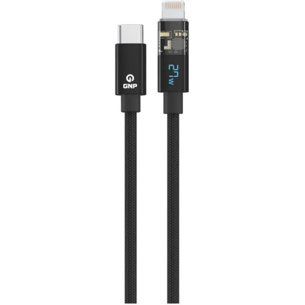 Gnp 27W 1.2W Type-C To Lightning LED Ekran Kablo - Siyah Bilgisayar Çevirici ve Adaptörü Fiyatı