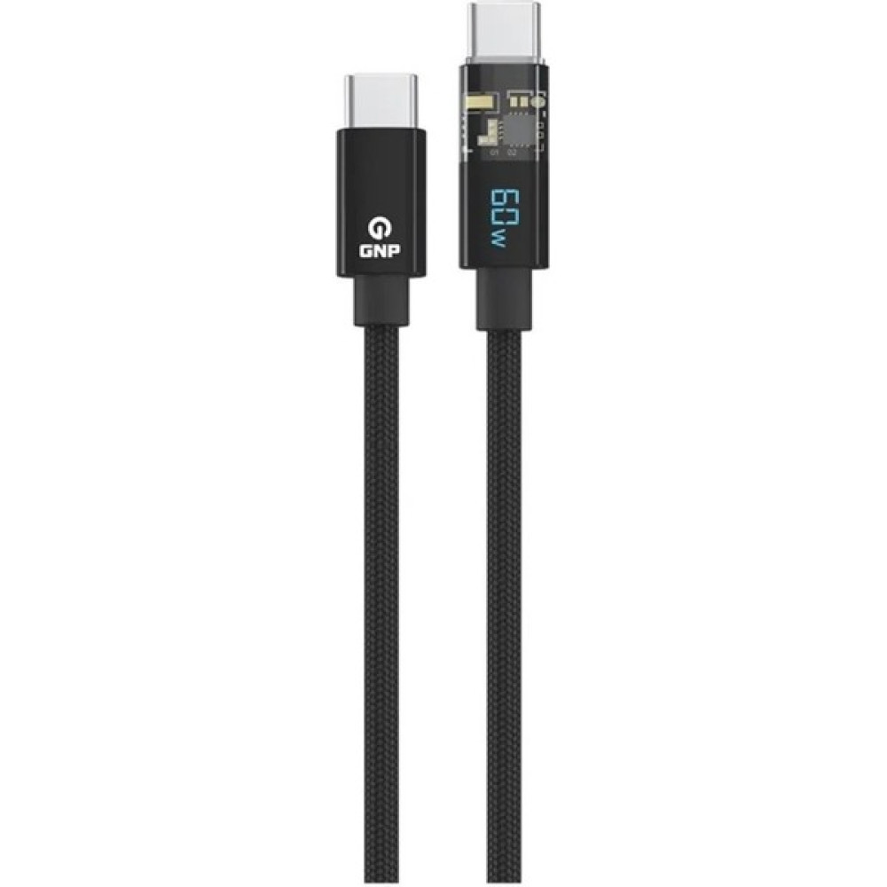 Gnp 60W 1.2 mt Type-C To Type-C LED Ekran Şarj Kablosu - Siyah Oto Boyaları Fiyatı