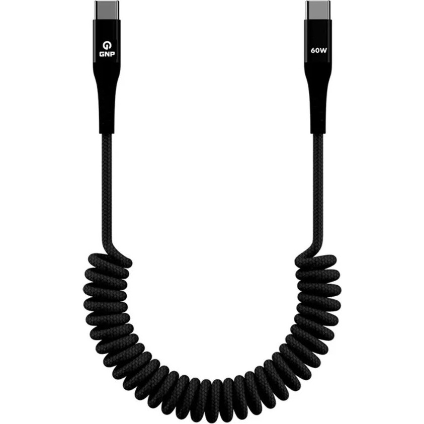 Gnp 60W 1.2mt Type-C To Type-C Akordiyon Kablo - Siyah Bilgisayar Çevirici ve Adaptörü Fiyatı